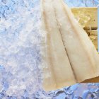 Fresh Halibut fillet — Stock Photo