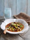 Savoury bean soup — Stock Photo