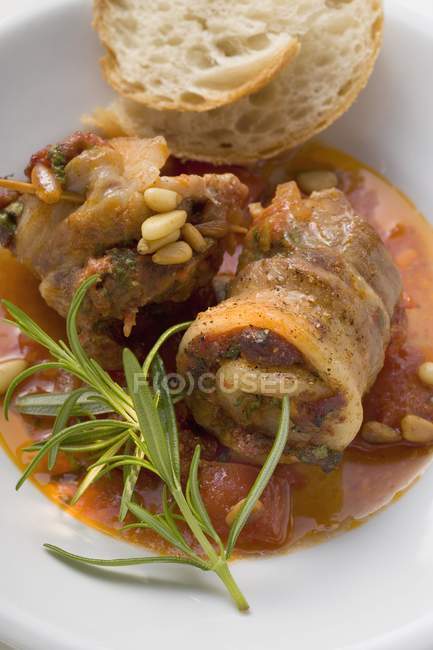 Belly pork rolls — Stock Photo