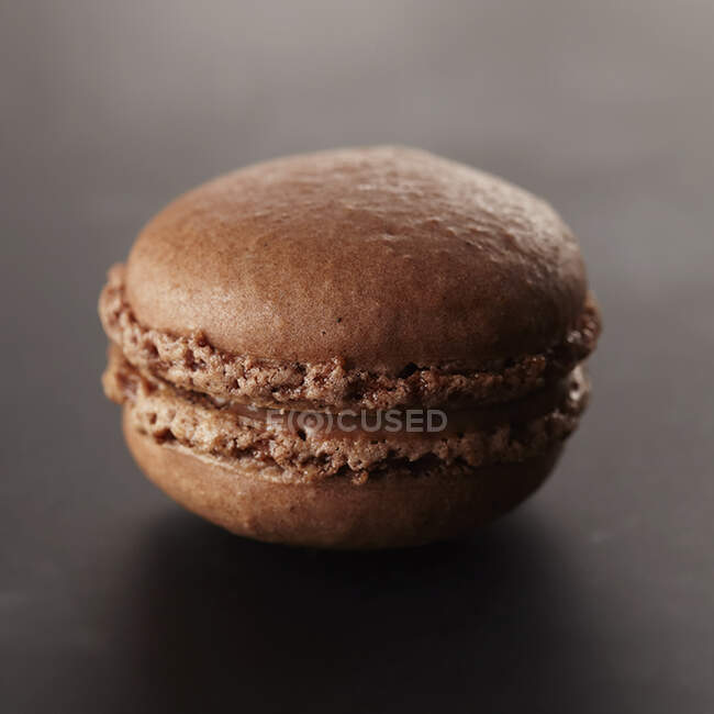 A nougat macaroon, closeup shot — Stock Photo