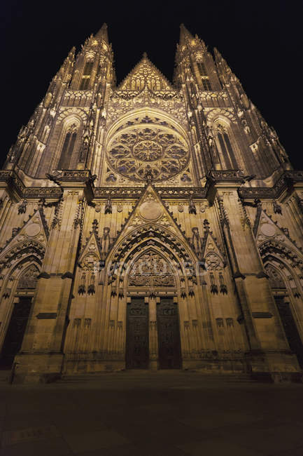 Church with an ornate facade — Stock Photo