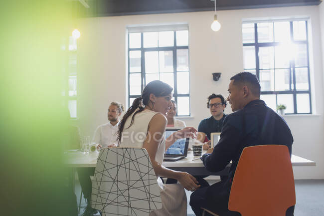 Business people talking in conference room meeting — Stock Photo