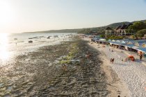 Indonesia, Sulawesi Selatan, Bulukumba, Beach of Bira aerial view at susnet — Stock Photo