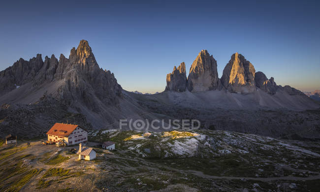 Tre cime di Lavaredo, Trentino-Alto Adige, Italy — Stock Photo