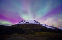 Scenic landscape with Aurora Borealis — Stock Photo
